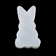 ウサギのディスプレイ装飾 DIY シリコン金型  レジン型  UVレジン用  エポキシ樹脂工芸品作り  ホワイト  134x75x31mm SIMO-H142-02B-4