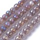 Galvaniser des perles de pierre de soleil naturelles G-F627-03-B02-1