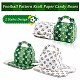OLYCRAFT 16Pcs 2 Colors Soccer Party Treat Boxes Soccer Cardboard Boxes Candy Cookies Gift Paper Box with Handles for Holiday Birthday Party Favor Decoration Soccer Party Supplies 3.1x2.4x4.3 Inch CON-OC0001-48-4