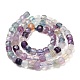 Natural Fluoite Beads Strands G-E608-E15-3