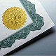 CHGCRAFT 100Pcs Tree of Life Gold Foil Certificate Seals Foil Embossed Stickers Self Adhesive Gold Foil Embossed Certificate Seals for Envelope Invitation Letter DIY-WH0211-384-4