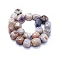 Chapelets de perles d'agate naturelle G-I245-32A-2