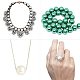 Perle di perle di vetro colorate ecologiche HY-PH0013-01-7