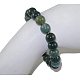 Natürliche Moos Achat Perlen Stretch-Armbänder X-B072-5-1