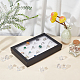 SUNNYCLUE 1Pc 36 Slots Rings Display Tray Ring Showcase Box Ring Holders Insert Display Trays White Transparent Lid Packing Boxes for Business Selling Shows Jewellery Rings Earrings Storage Supplies CON-SC0001-01A-5