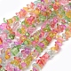 Chapelets de perles en verre craquelé G-P332-26-1