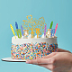 Plantillas de troqueles de corte de acero al carbono con tema de adorno para tarta de cumpleaños DIY-WH0309-1509-5