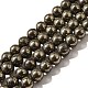 Chapelets de perles de pyrite naturelle &nbsp;G-H059-A01-02-1