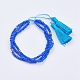Bracelets en verre multi-brins BJEW-I237-01-4