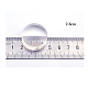 Timbro sigillo in silicone trasparente completo per nail art e set raschietto grande MRMJ-L003-V01-5