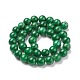 Natural Mashan Jade Round Beads Strands G-D263-10mm-XS13-2