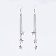 304 Stainless Steel Pendant Necklaces & Dangle Earrings Jewelry Sets SJEW-JS00941-6