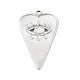 304 Stainless Steel Pendant Cabochon Settings STAS-F287-10P-2