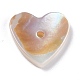Natural Freshwater Shell Charms BSHE-B003-15-2