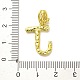 Ciondoli pendenti europei in ottone placcato a cremagliera con micro pavé di zirconi cubici KK-L210-015G-J-3