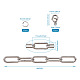 Kit di braccialetti e collane a catena fai da te yilisi DIY-YS0001-22P-9