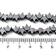 Synthetic Non-Magnetic Hematite Beads Strands G-H303-B22-4