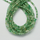 Avventurina pietra preziosa filamenti di perline verdi naturali G-R148-3mm-08-2