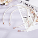 Catene con cinturino in plastica imitazione perla FIND-PH0001-74-10