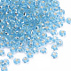 Forrada de plata abalorios de cristal de la semilla SEED-Q025-1.5mm-C05-2
