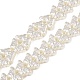 Chapelets perles en verre transparent peint par pulvérisation&nbsp;GLAA-N001-43-2