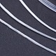 Cuerda de cristal elástica plana EW-I001-0.8mm-01-4