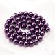 Round Shell Pearl Bead Strands BSHE-L011-14mm-A006-3