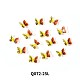 Encantos de uñas de mariposa de resina 3d MRMJ-Q072-25L-2