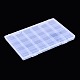 Recipientes de almacenamiento de abalorios de plástico&nbsp;CON-Q031-03A-1
