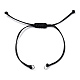 Bracelets coréens tressés en corde de polyester ciré MAK-T010-01P-2