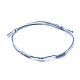 Fabrication de bracelets réglables en cordon de polyester ciré coréen BJEW-JB05069-M-2