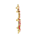 Chinese Style Alloy Enamel Chandelier Components Links X-ENAM-E329-64B-G-5