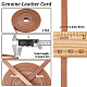 2 m flaches Lederband LC-WH0007-07A-02-2
