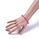 Bracelets extensibles faits main en pâte polymère heishi BJEW-JB05090-03-5