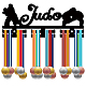 Porta medaglia in acrilico parola judo AJEW-WH0296-034-1