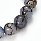 Veines de dragon naturelles agate perles bracelets extensibles BJEW-Q692-02C-2