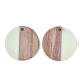 Resin & Wood Pendants X-RESI-T023-15B-2