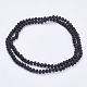 Natural Lava Rock Beaded Multi-use Necklaces/Wrap Bracelets NJEW-K095-B01-2