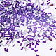 フラットバックアクリルラインストーンカボション  ネイルアートの装飾の付属品  長方形  暗紫色  3x1.5x1mm  約10000個/袋 MRMJ-T022-02G-1