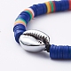 Handgemachte geflochtene Perlen Armbänder aus Fimo BJEW-JB05054-03-3