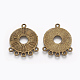 Tibetan Style Alloy Chandelier Components Links PALLOY-G234-18AB-NF-1