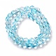 Chapelets de perles en verre transparente   GLAA-F114-02A-04-2