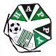 紙の文字列フラグ  サッカーのテーマ  三角形  グリーン  181~219cm  1連 /セット PH-AJEW-WH0053-02-4