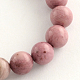 Chapelets de perles en rhodonite naturelle G-R257-4mm-1