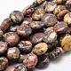 Brins de perles de jaspe naturel en peau de léopard G-L291-13-1