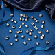 Unicraftale 60pcs 304 perles en acier inoxydable STAS-UN0048-75-2