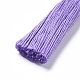 ナイロンタッセルビッグサイズペンダントトップ  紫色のメディア  90~100x7mm  穴：3x2mm FIND-L010-A12-2