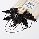 Gothic Retro Hollow Lace Flower Collar Necklaces NJEW-JL129-2