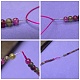 Aiguilles à perles en acier avec crochet pour fileuse à perles TOOL-C009-01A-06-4