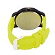 Montres-bracelets de quartz de silicone d'alliage des femmes à la mode WACH-L025-03A-4